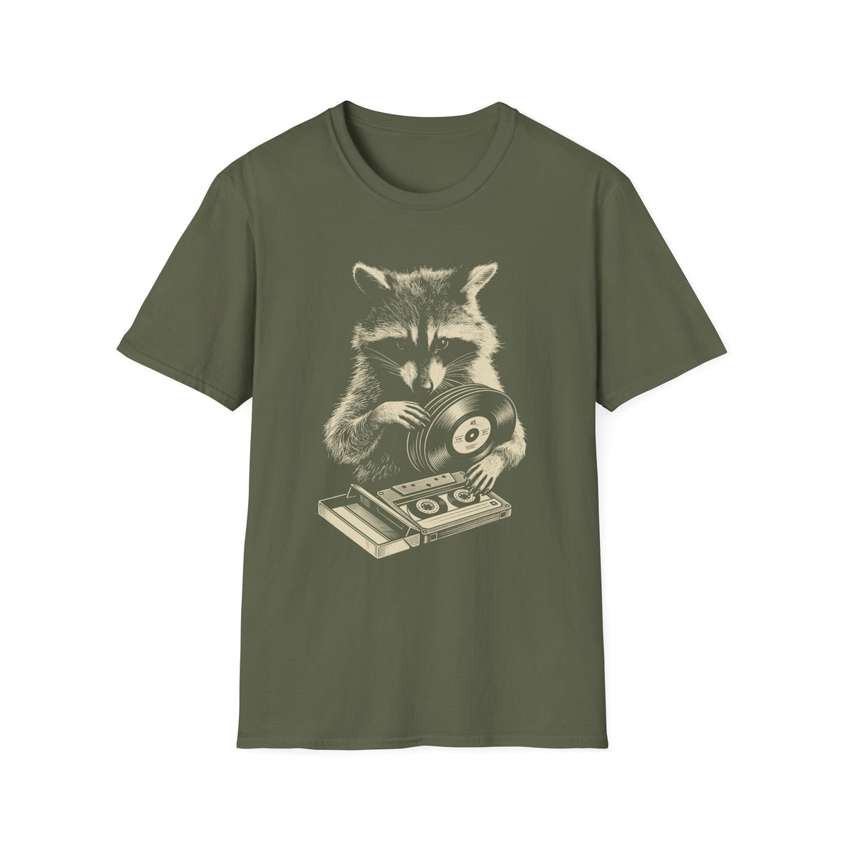 Musical Raccoon T-Shirt