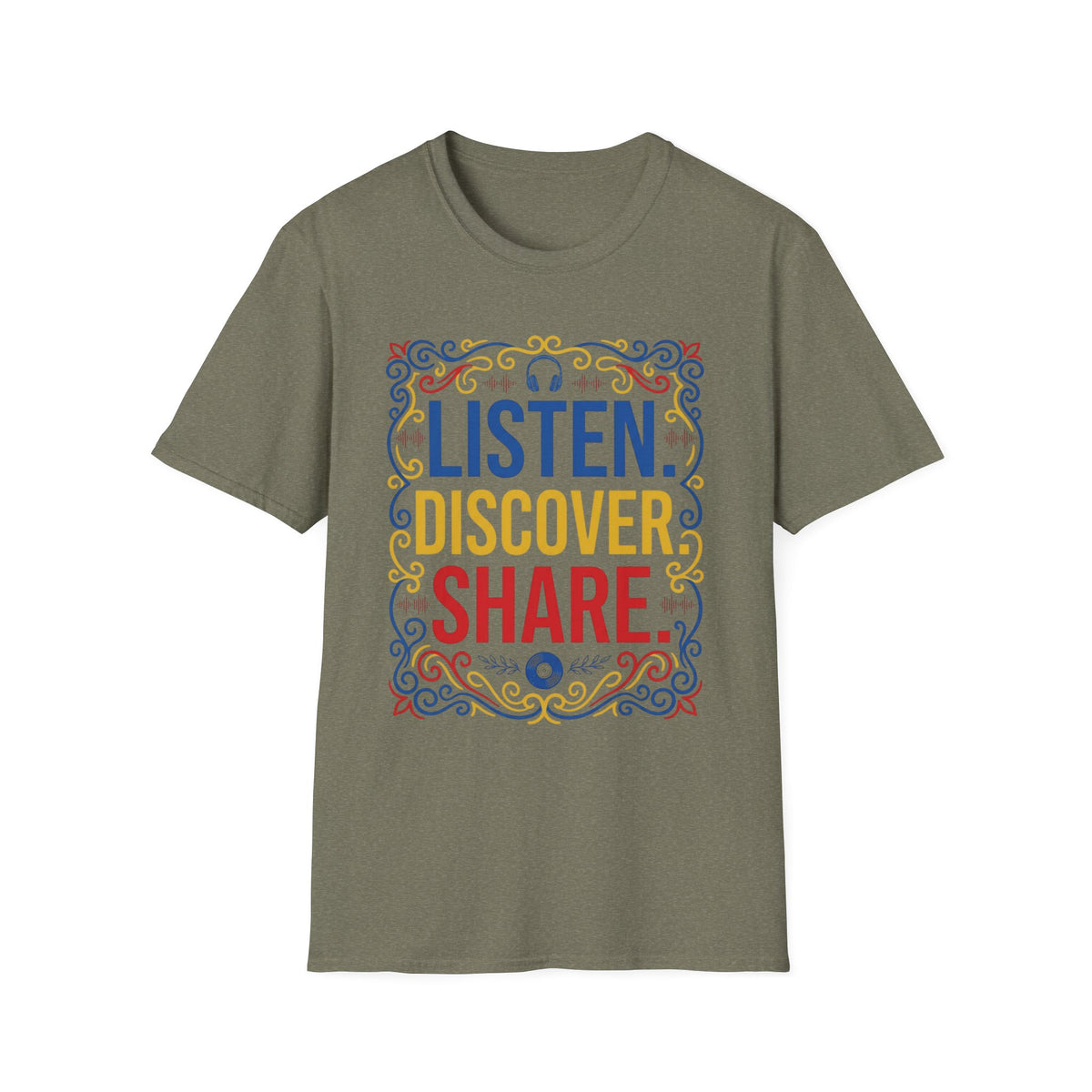 Listen Discover Share T-Shirt