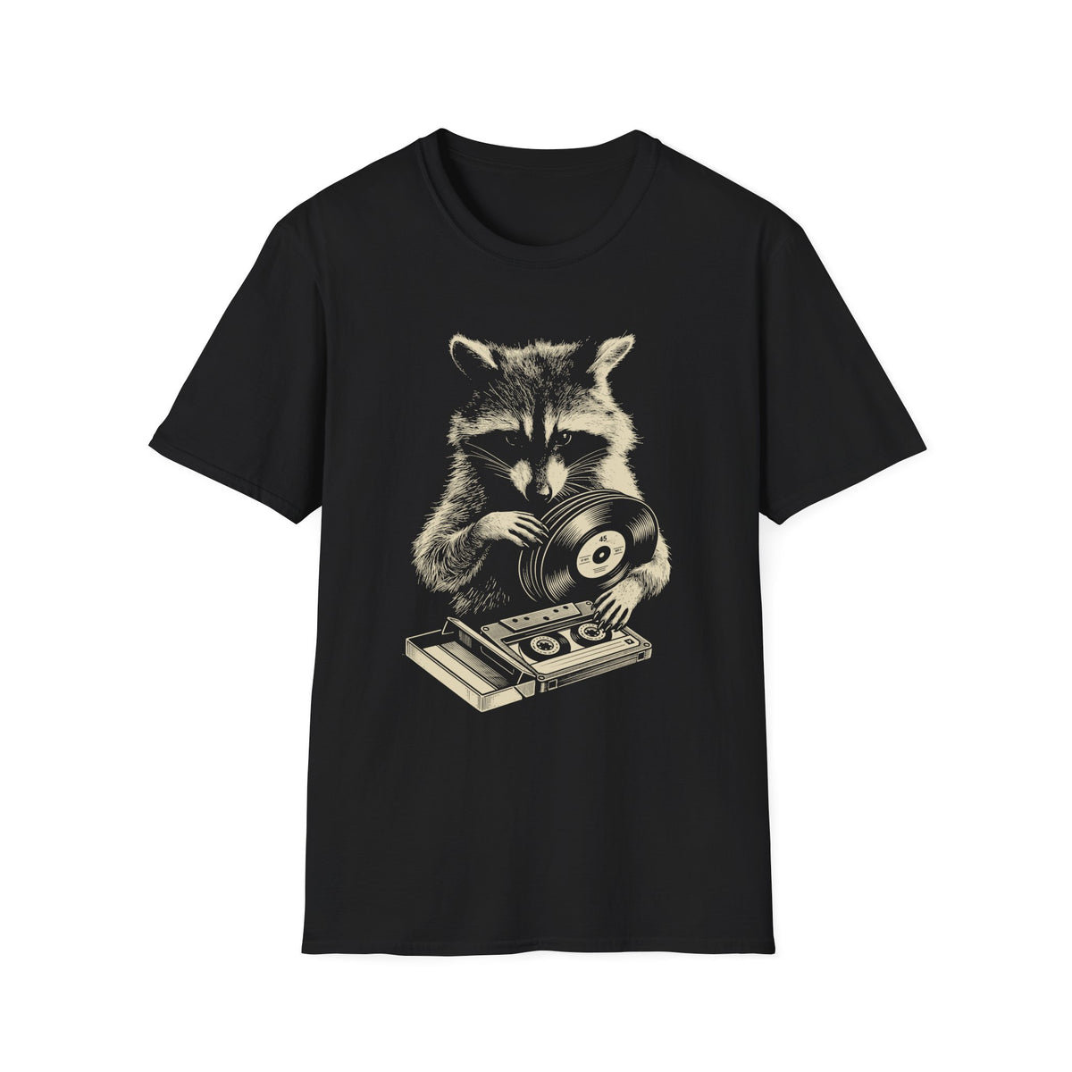 Musical Raccoon T-Shirt